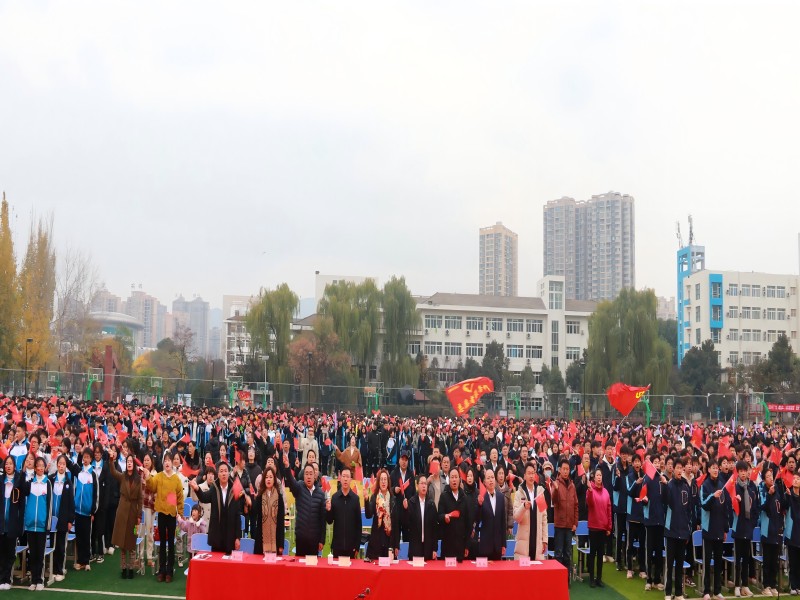 奋进新时代，逐梦向未来——广元职高举行纪念“一二·九”学生爱国运动89周年合唱比赛